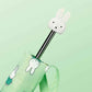 Miffy-shaped umbrella handle and waterproof pouch detail