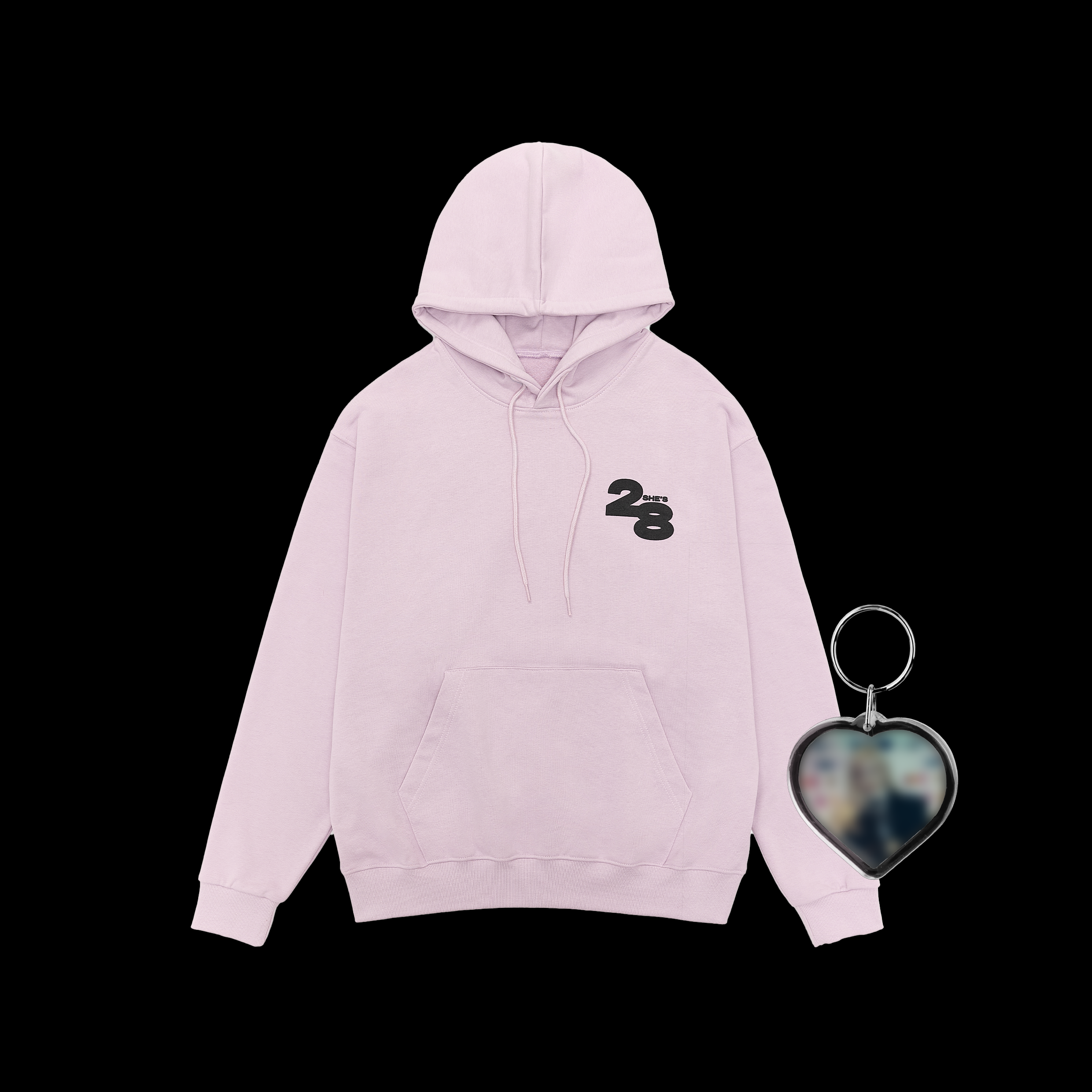 BLACKPINK ROSE ロゼ She's 28 Hoodie - Pink Pre-order] Blackpink ROSÉ 'she's 28' hoodie | Kgifts.shop