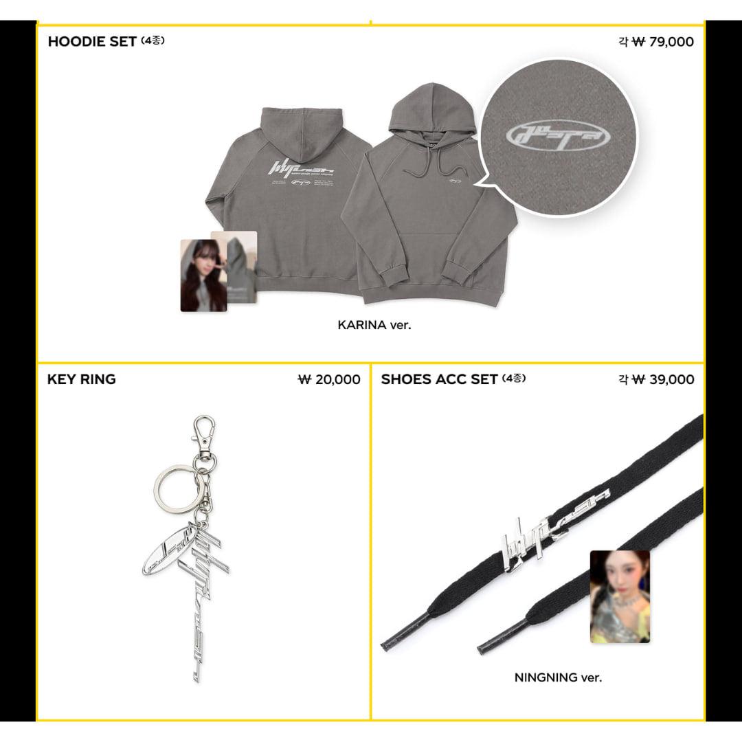 aespa whiplash mood MD パーカー aespa whiplash mood MD パーカー aespa - Hoodie Set