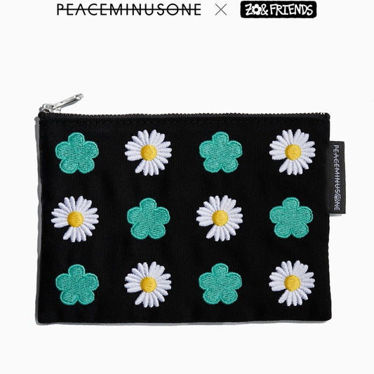 PEACEMINUSONE x ZO&FRIENDS Flat Pouch product image on white background