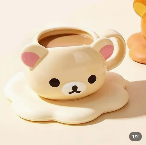 Rilakkuma 3D face mug cup 150ml