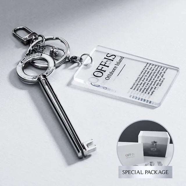 [Gift Wrapping] Offis Premium Silver Squeezer Key (Tube Squeezer) + Acrylic Keyring Gift Set