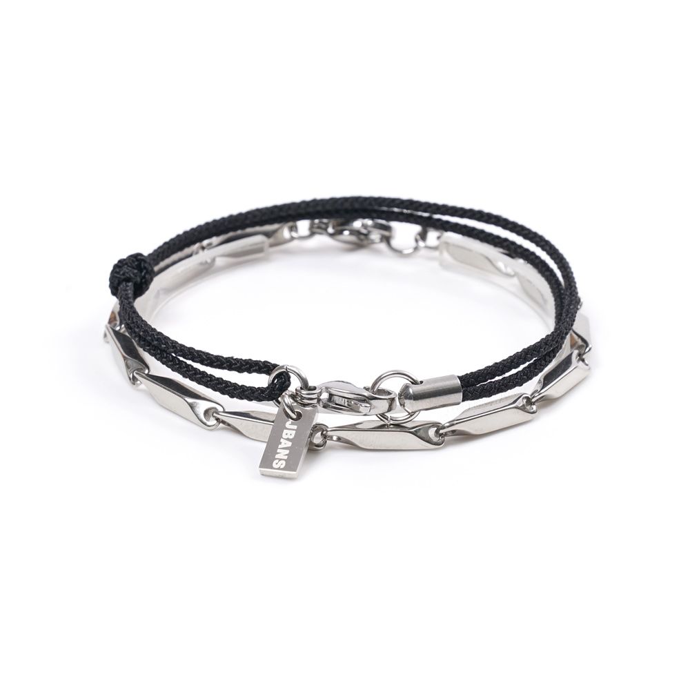 Prism 213 Simple Color String 595BK Bracelet Set (C2101-SE154_BK)