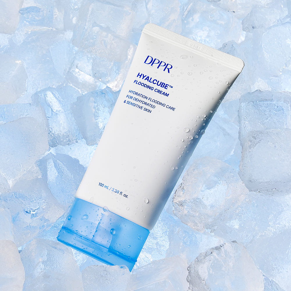DPPR Hyaluronic Acid Hyal Cube Mildly Acidic Moisture Toner 300ml + Moisture Cream 100ml + Moisture Serum 50ml