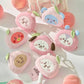 BT21 PEACH HOLIC FACE POUCH KEYRING