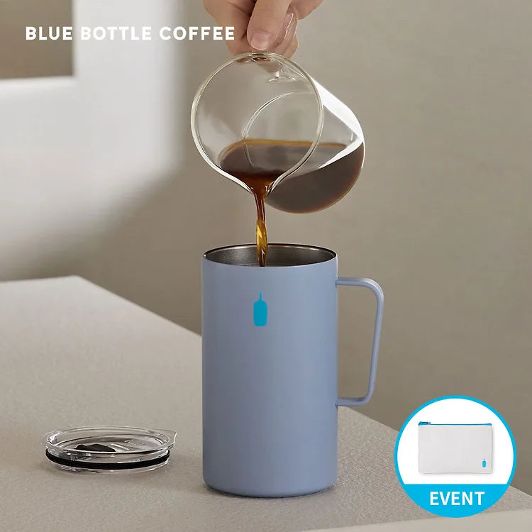 Blue Bottle Travel Mug 20oz (591ml) + Travel Pouch