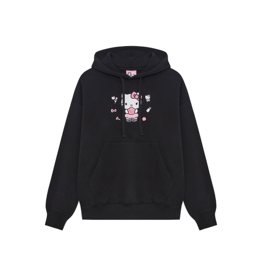 Hello Kitty X Jisoo Hoodie - BLACK