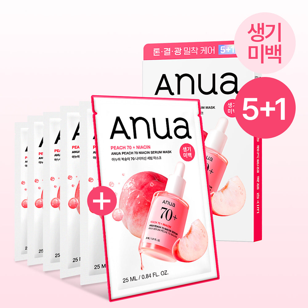 Anua Daily Care Mask Pack 5-Sheet Package (8 Types) (+1 Extra Sheet Free)