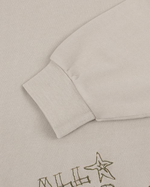 Converse x Zo&friends Zip up Hoodie Ivory