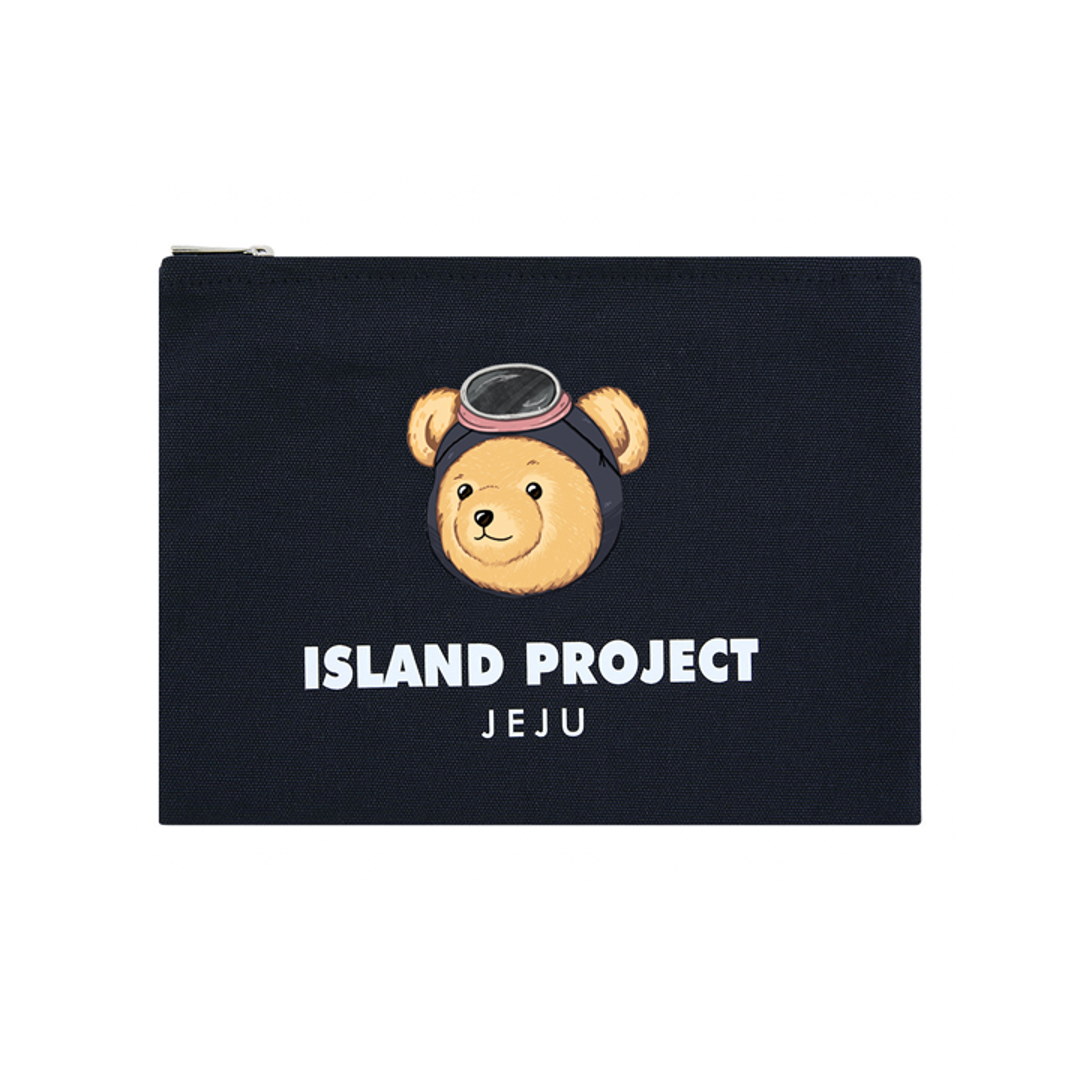 Island Project Pouch Ivory/ Black