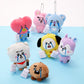 BT21 Today's Face Tear Drop Plush Keyring