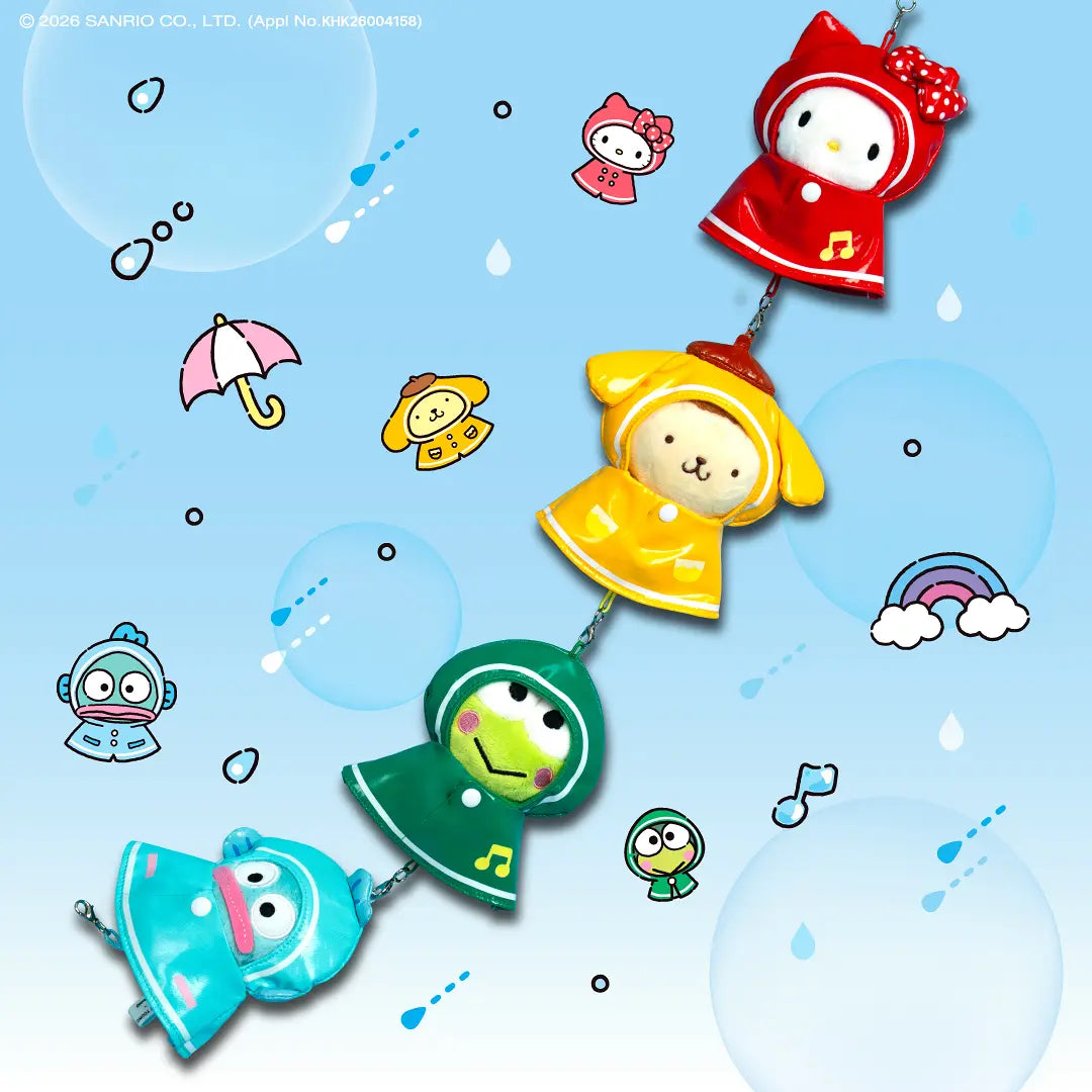 [Olive Young X Sanrio] Rainy Day Doll Keychain
