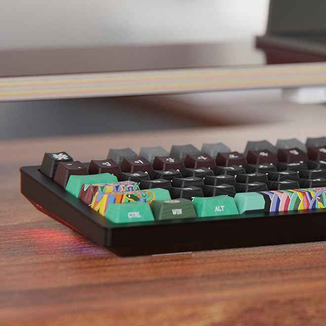 MU:DS  Dancheong Mechanical Wired Keyboard (Black)(+Munch's Bag)