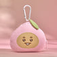 BT21 PEACH HOLIC FACE POUCH KEYRING