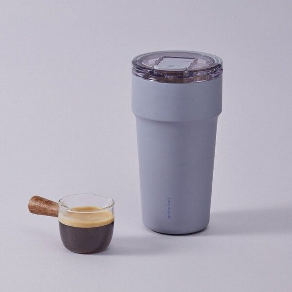 Lock & Lock Metro Cafe Top Handle Ceramic Tumbler  (LHC4416)