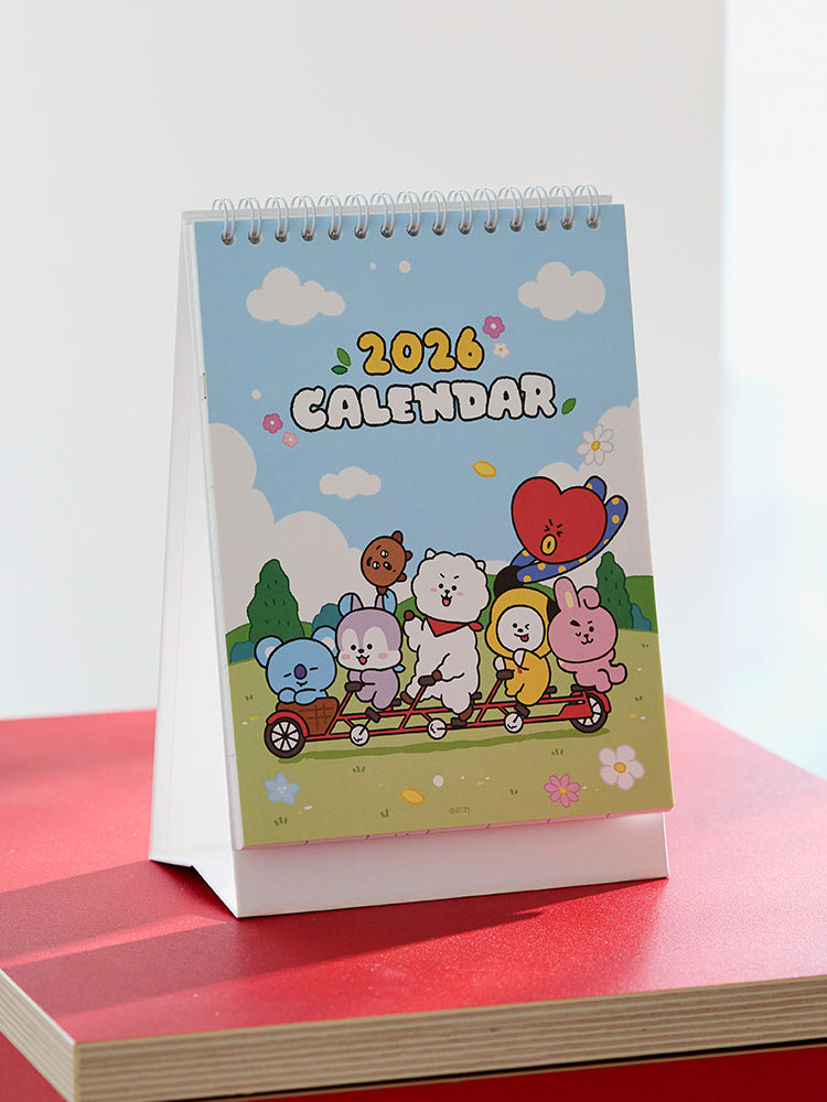BT21 2026 Desk Calendar
