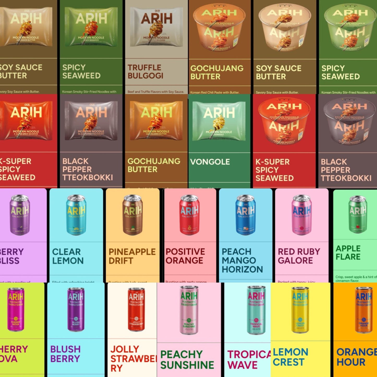 [ARIH x BTS Collab] Energy drink/ noodles