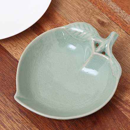 MU:DS Peach Celadon Tea Plate(+Munch's Bag)