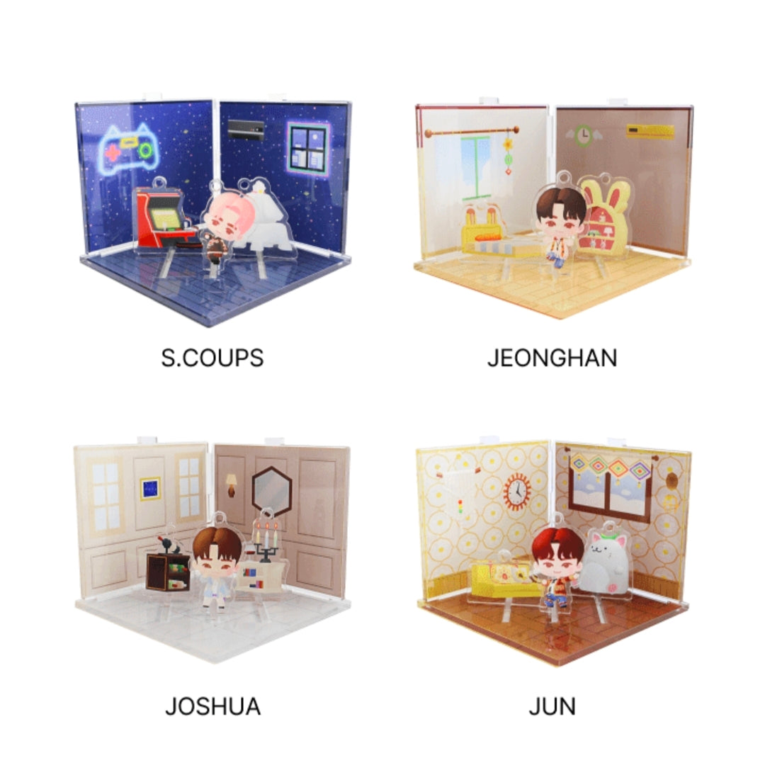 セブチ　ぱじゅち　アクリルジオラマ&スタイリングステッカー SEVENTEEN Acrylic Diorama & Styling Sticker Set [Pre Order