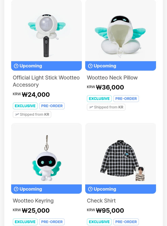 Jin "Run Seokjin Ep.1" Tour Official Merch [Pre Order]