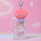 BT21 CLEAR PLUSH POUCH KEYRING BEYOND THE JOURNEY