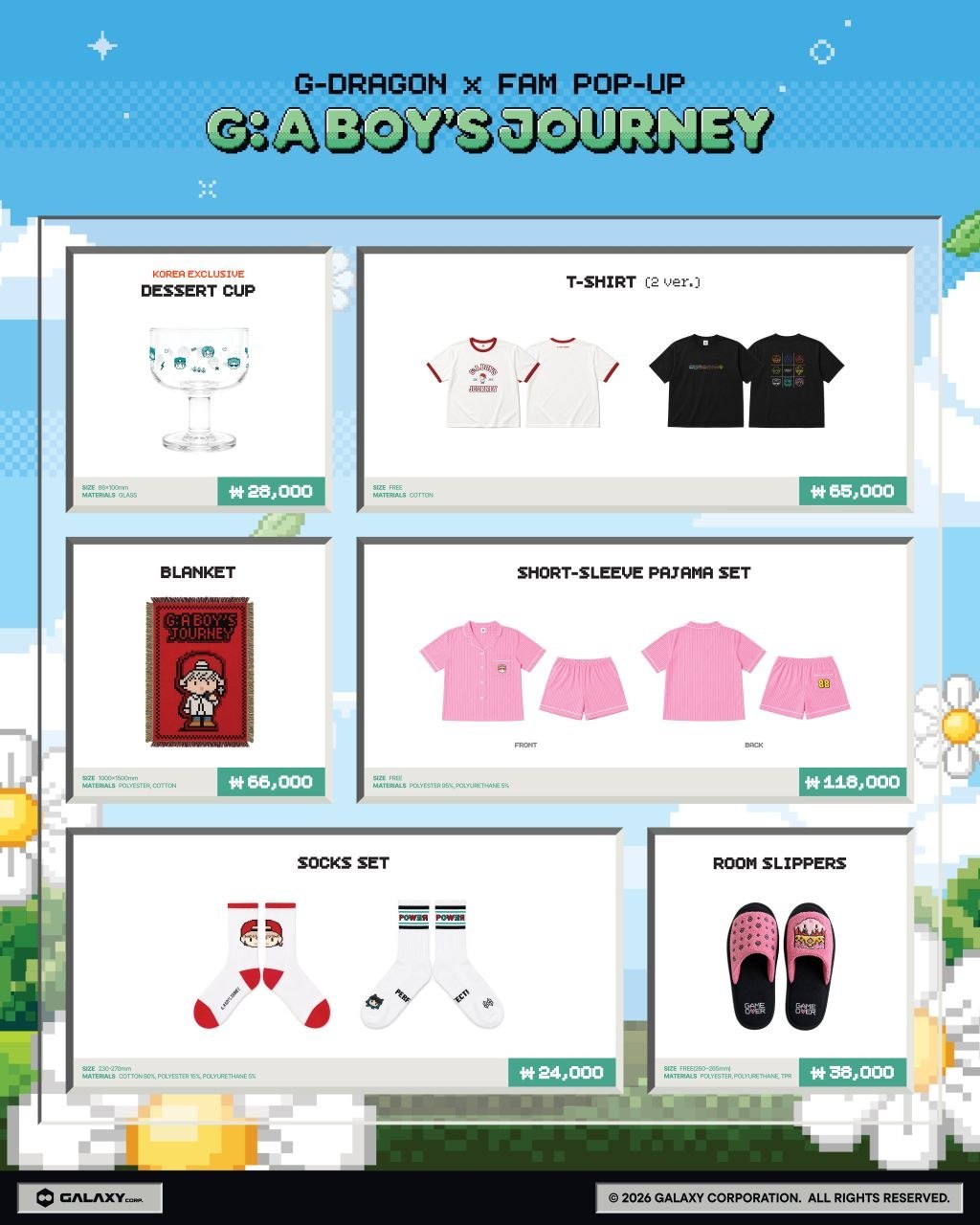 G-DRAGON X FAM POP-UP G:ABOY'S JOURNEY