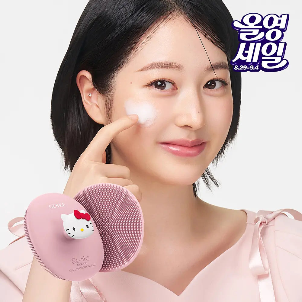 Geske Sanrio Hello Kitty Sonic Facial Brush 3 in 1 (grip)