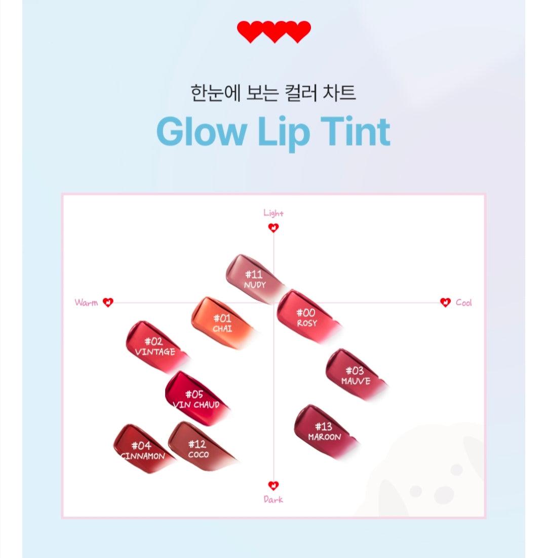 [BBIA X Happy Puppy House Collaboration]Glow Lip Tint 9 Colors(+Puppy Crew Rookie Sticker)