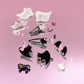 Fillimilli x Hello Kitty Angel & Devil Makeup Hair Pin 4P
