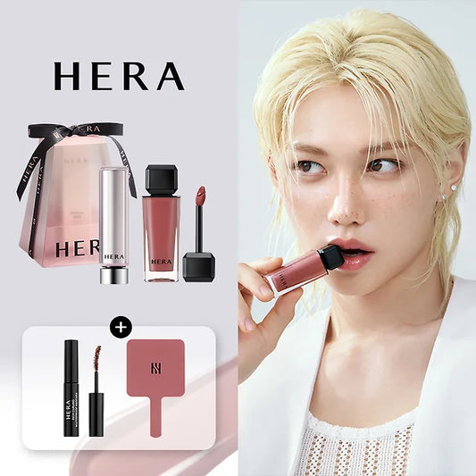 Hera Sensual Nude Balm or Gloss (+ Sensual Lip Mirror, Curling Mascara Mini)