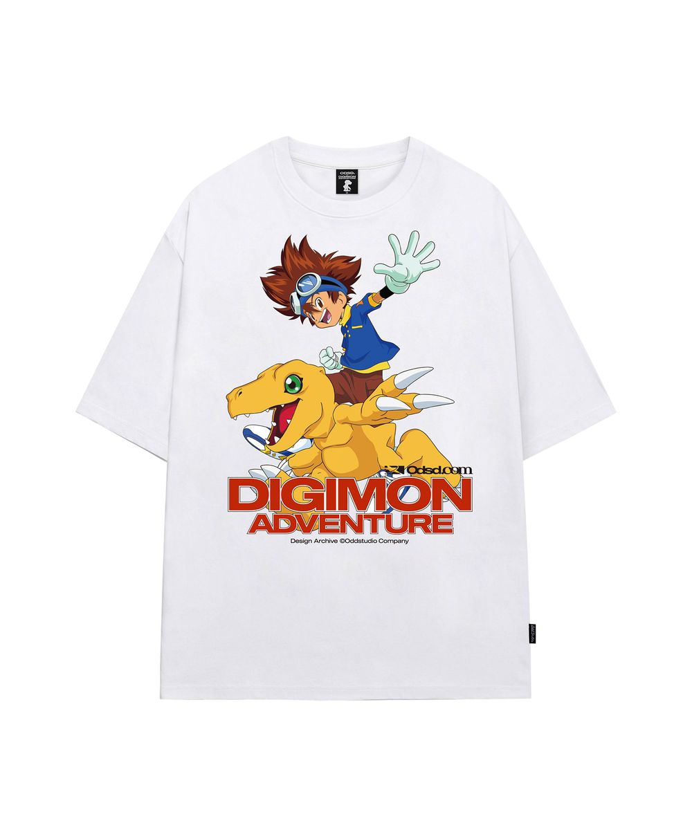 [Digimon Adventure] Taichi&Agumon Overfit T-shirt