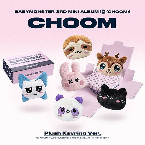 BABYMONSTER 3rd MINI ALBUM [CHOOM] Plush Keyring Ver.