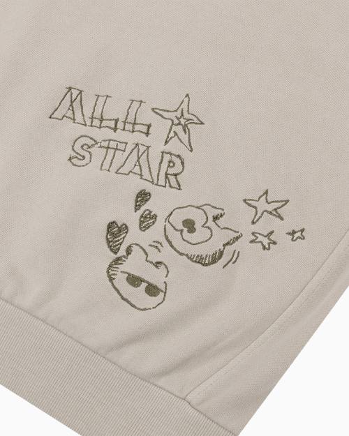 Converse x Zo&friends Zip up Hoodie Ivory