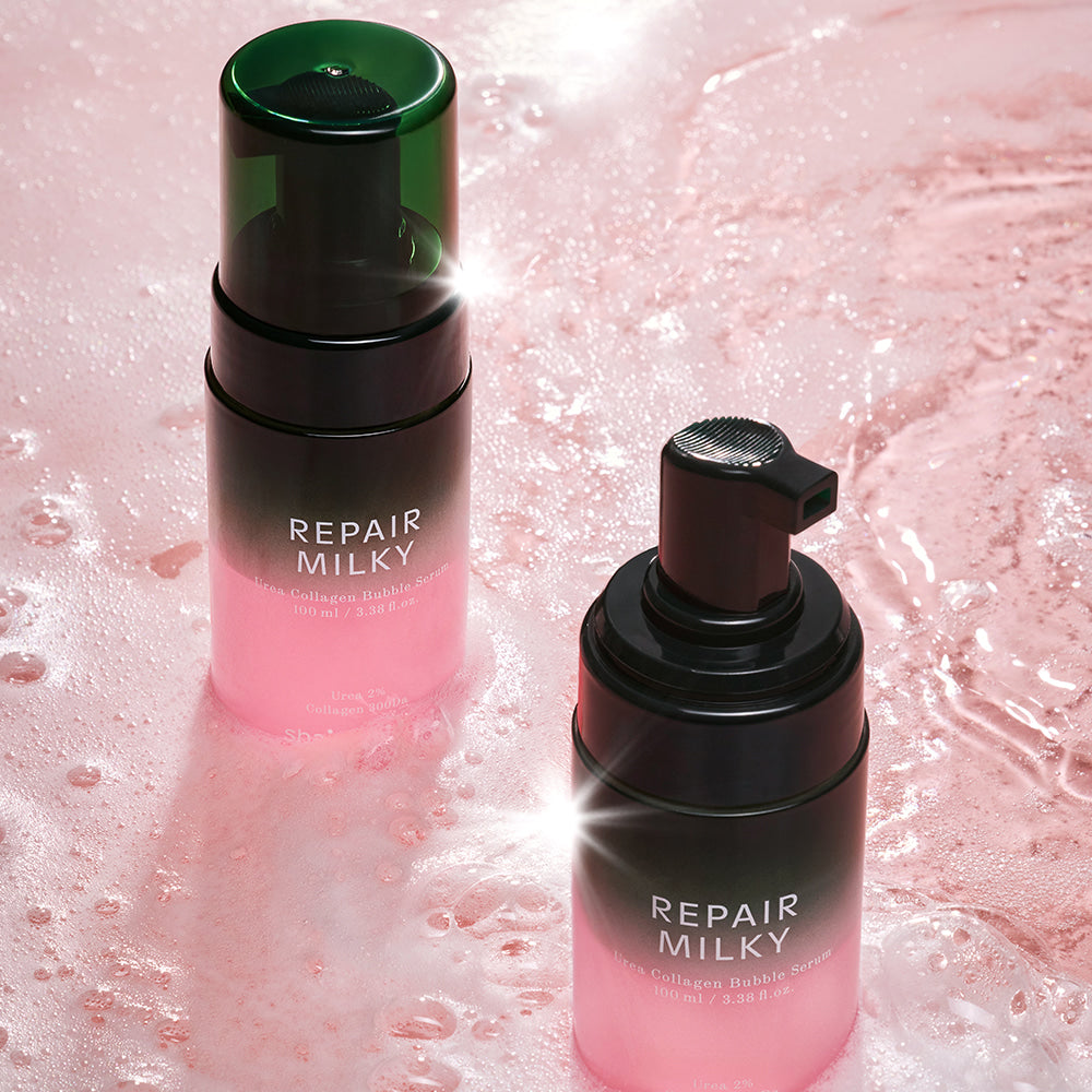 Shaishaishai Repair Milky Urea Glow Bubble Serum 110ml+110ml