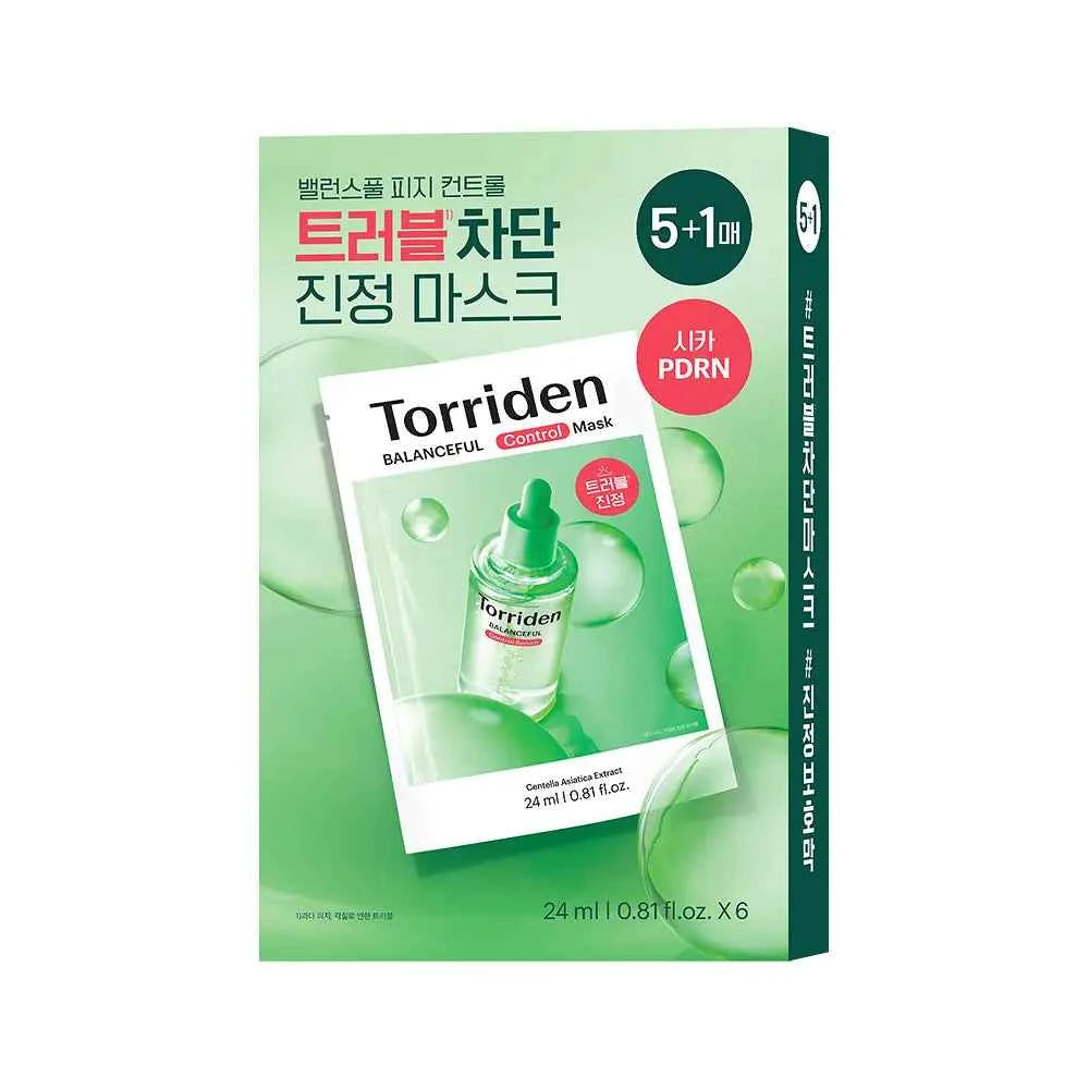 [Cortis PICK] Torriden Balanceful Cica Control Mask 5-Pack Special (+1 Pack)