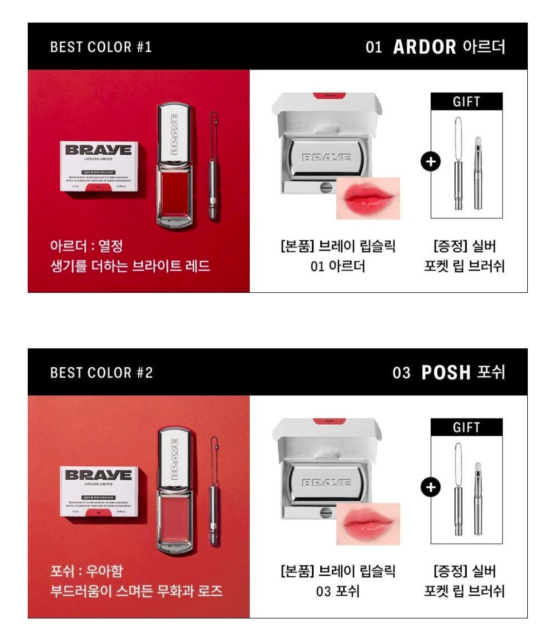 Braye Lip Sleek Special Set [Lip Brush Giveaway]