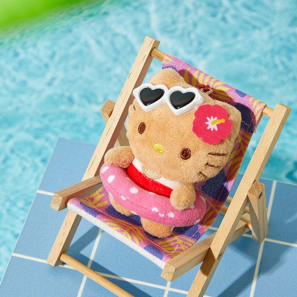 [Olive Young x Sanrio] Ten by Ten Doll Keyring (Tanning Sanrio Characters)