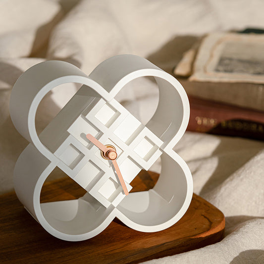 MU:DS Lotus pattern table clock (+Munch's Bag)