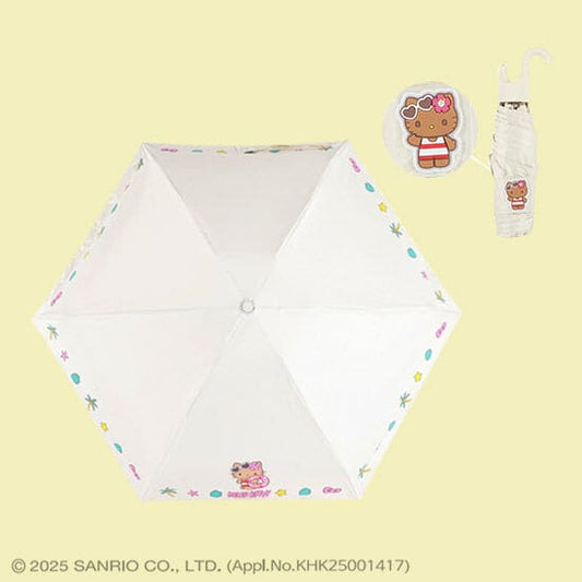 Olive Young Ultra-Light UV Umbrella Ivory/Sky Blue (Sanrio Characters)