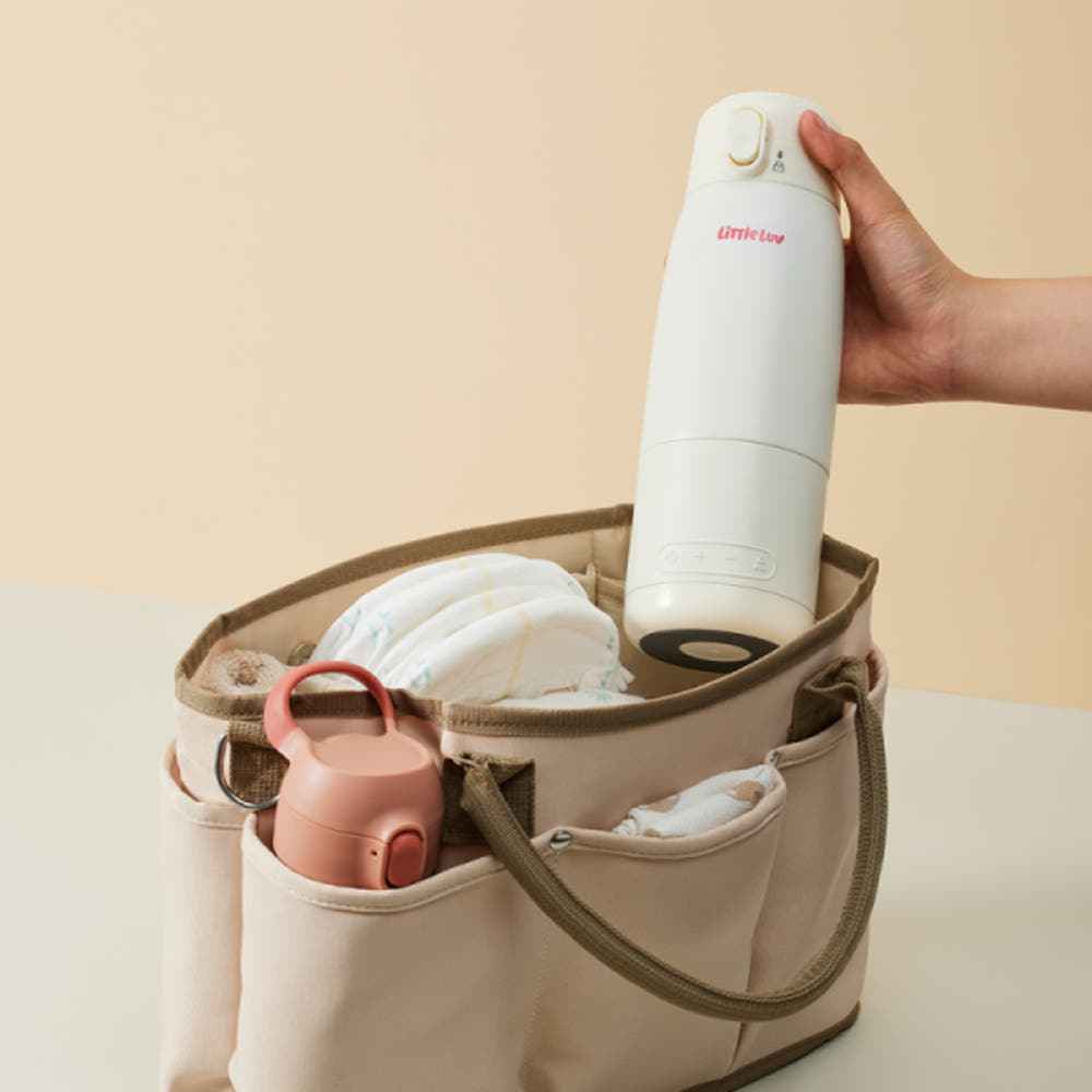 Lock & Lock Little Love Heated Tumbler Wireless Portable Formula Kettle 500ML