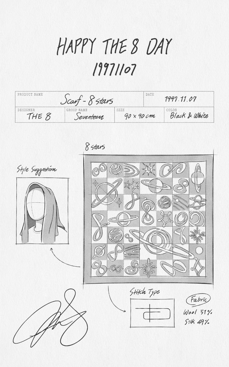 HAPPY THE 8 DAY [SCARF] [Pre Order]