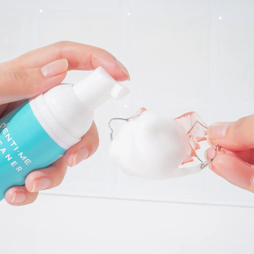 Dentime Oral Appliance Cleaner 200ml/500ml Special Set (+Cleaning Brush)