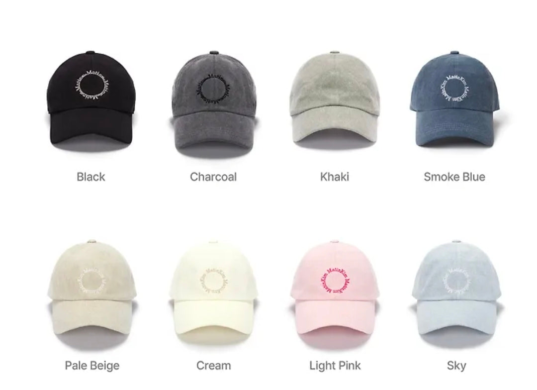 [Exclusive] MACARON LOGO BALL CAP (+Shopping Bag, Message Card Included