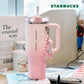 Starbucks Love Daze SS Stanley Quencher Tumbler 1183ml