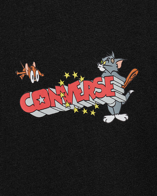 Tom & Jerry Graphic T-shirt Black