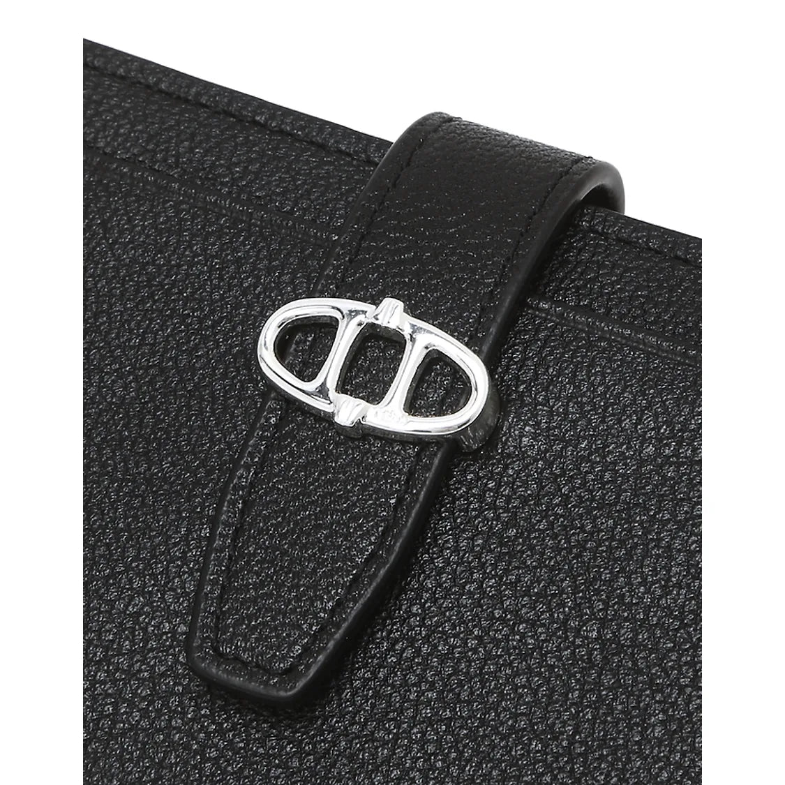 Black Buckle Card Wallet AAHO5F590BK
