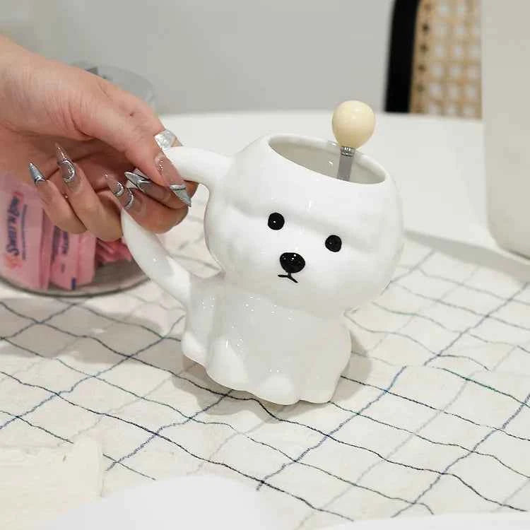 Bichon Mug + Spoon Gift Package Full Set