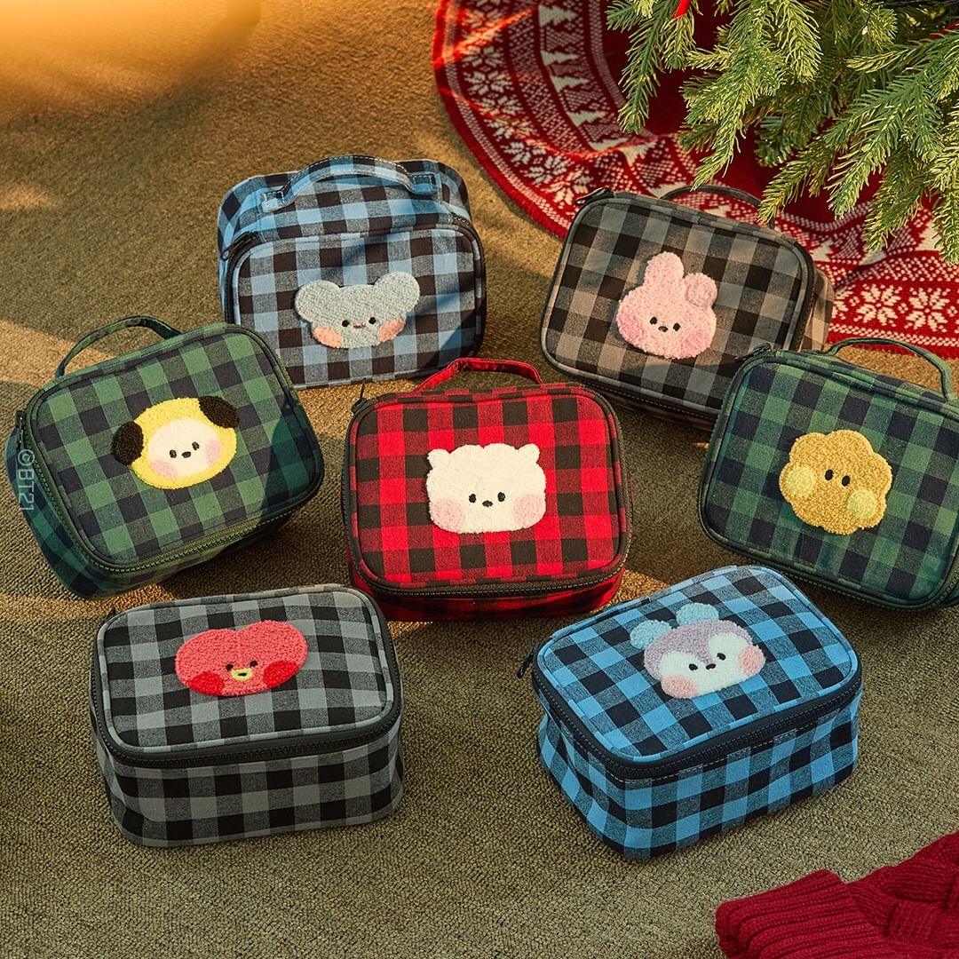 BT21 Minini Chekered Pouch