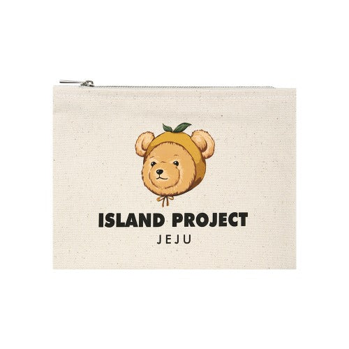 Island Project Pouch Ivory/ Black