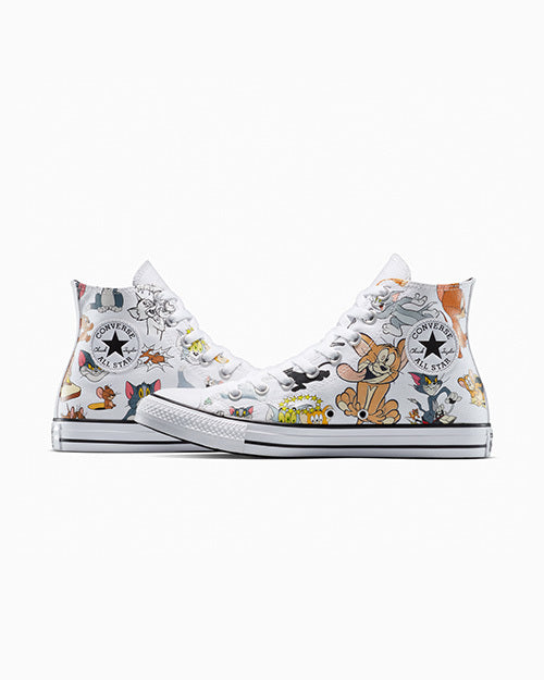 Tom & Jerry Chuck Taylor All Star White